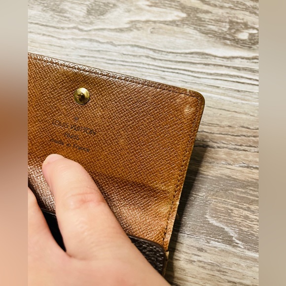 Vintage Louis Vuitton Elise Monogram Coated Canvas Leather Trifold Wallet LV - Picture 13 of 14